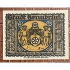 Нотгельд 5 пфеннигов 1921 год. Оснабрюк. Веймарская республика