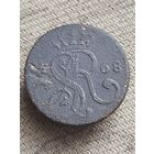 Распродажа - грош 1768г.,Станислав Август Понятовский,Речь Посполитая