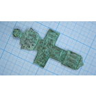 Крестик старинный, нательный. Бронза, литье.