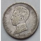 Испания 1 песета 1903 г.