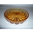 Пепельница 30-ые Старая Германия Стекло Карамель