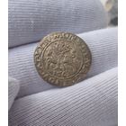 ВКЛ  Великолепный в состоянии редкого 1563 года полугрош Сигизмунда Августа красивая патина