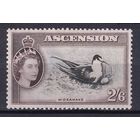 173.BrK. Великобритания. Колонии. Асенсьон. Елизавета II. Местные мотивы. 1956 г. 2,6 Sh. Mi.#72.