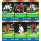 Невис 2010, ЧМ по футболу в ЮАР, Матч Испания-Португалия, ФУТБОЛ, СПОРТ   MNH