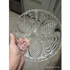 Хрустальное блюдо поднос