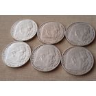 5 марок 1935 года все монетные дворы в одном лоте A,D,J,F,G,E...