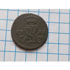 1/2 грош 1781 (тираж 43.834)