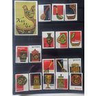 Этикетки спичечные. 1972. Хохлома