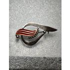 Брошь серебро 875 пробы СССР