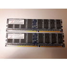 Две планки DDR 400MHz PC3200 по 512Mb - одним лотом