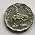 Аргентина 10 песо 1965 год всадник