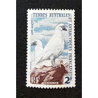 ТААФ Французские территории 1960 г. Птицы. Антарктическая Фауна,  1 марка. Чистая #0073-Ч1P9