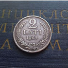 2 лата 1925 Латвия #015-A01