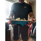 Игрушка электромеханическая Катер "Отдых" на подводных крыльях СССР 1984 г.