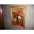 Картина Натюрморт,Н/Х,картон,масло.70-е г.С рубля