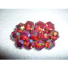 Старинная Брошь Рубиновая Антик