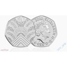 Великобритания 50 пенсов 2022 г. Прайд 50 лет. Без обращения!!!