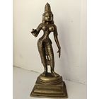 Индусская богиня Парвати. Бронза.
