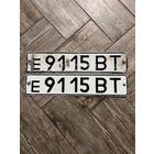 Номерные знаки СССР (частные) - пара