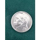 5 злотых 1936 Пилсудский, штемпельный блеск, без МЦ