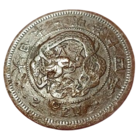 ВЕЛИКАЯ ЯПОНСКАЯ ИМПЕРИЯ. 2 СЕНА 1881 г. Муцухито (Мэйдзи). ДРАКОН.