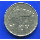Ирландия 10 пенсов 1980 , большие