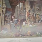 Алхимическая лаборатория въ 17 столетии. Старинная литография размер 38х28см.19- 20в. СПБ. РАСПРОДАЖА КОЛЛЕКЦИИ.