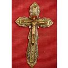 Крест православный , распятие латунное ( 13 х 22 )