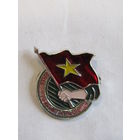 Знак. Значок. "Комсомол Вьетнама". "Союз коммунистической молодежи имени Хо Ши Мина". Вьетнам. Ретро СССР. м