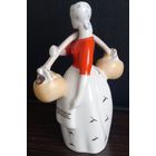 Девушка с коромыслом ( девушка с грибами )