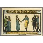 Нотгельд Пёсснек 75 пфеннигов 1921 год. Веймарская республика