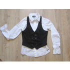 Стильная белая рубашка, р.42