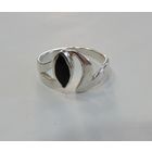 Кольцо с камнем "Агат" 925. пробы. Размер камня 0.4-1 см. Размер кольца 1.8 см. Европа.