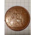 2 пенса Великобритания 1964 год