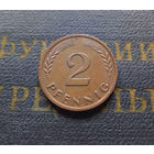2 пфеннига 1961 (J) Германия ФРГ #01