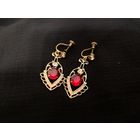 Серьги подвески винтаж