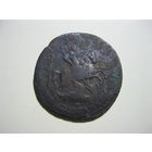 Две копейки 1757 год перечекан