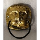 Дверная ручка "ЛЕВ с кольцом". Алюминиевое литьё.