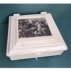 Шкатулка, пластик, Ленин среди делегатов.