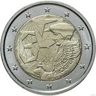 2 евро 2022 Испания 35 лет программы Erasmus UNC из ролла