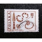 Марка Польша 1966 год Археология