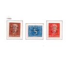 Новая Гвинея(Нидерланды)-1953,(Мих.22-23)  ** , (20 % каталога), Стандарт(надп.)