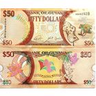 Гайана 50 долларов 2016 год UNC