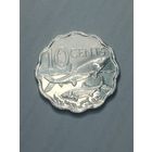 Багамские острова 10 центов  2010 года .