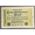 Банкнота 10 миллионов марок 1923 год. Веймарская республика