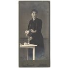 Старинная фотография на картоне