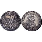 Германия Свободный город АУГСБУРГ редчайший рейхсталер 1640 г Фердинанд III городской вид