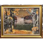 Ландарский Р.Е "Моя Беларусь". Холст, масло, картон. Размер 37х50 см.