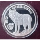 Британские Виргинские острова 1 доллар, 2017 Волк