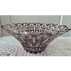 Вазочка-конфетница Германия 1950-60г цветной хрусталь